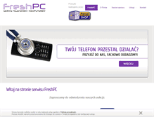 Tablet Screenshot of freshpc.pl